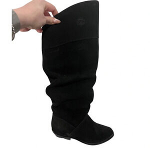 Aqua College  | Black Suede Boots | Size 6